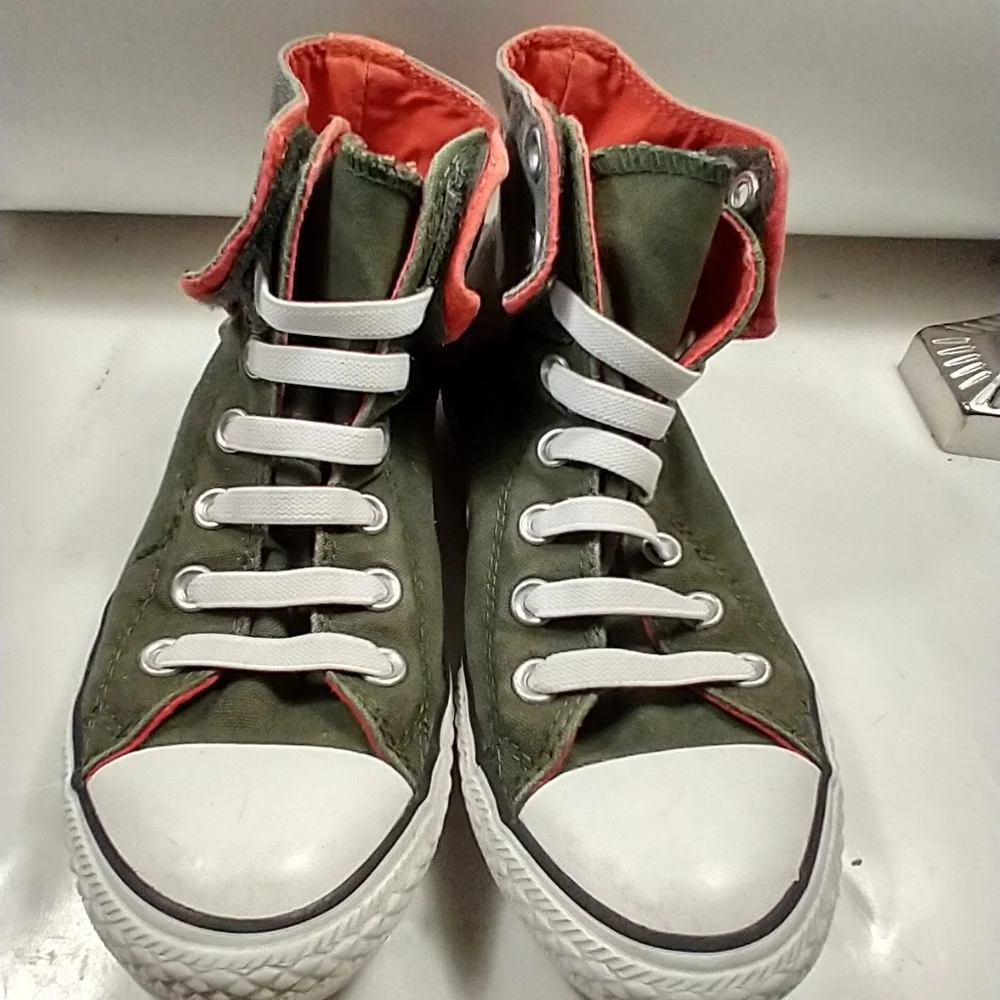Converse Chuck Taylor All Star Green Easy Sneakers Kid's sz 3.